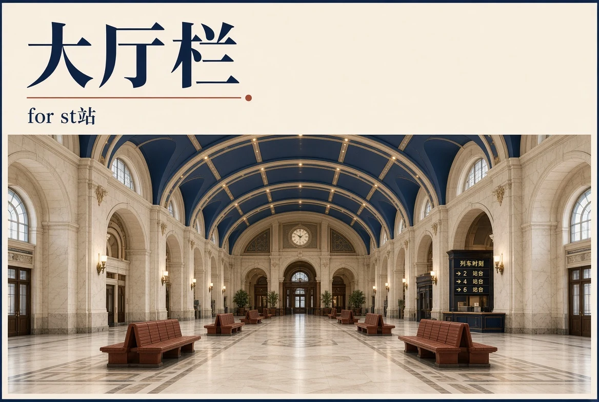 大厅栏